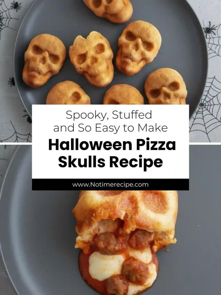 pizza skulls spooky stuffed and so easy to make pin