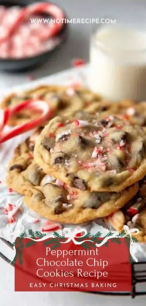 pin peppermint chocolate chip cookies